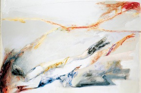 Farsi rete - 2003, acrilico su tela, cm. 120x160