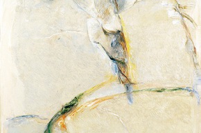 Linee d’energia - 10/2003, acrilico su tela, cm. 200x130