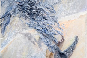 Il sogno del pescatore - 2009, acrilico su tela, cm. 180x120