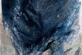 Le sbarre delle stelle - 08/2013, acrilico su tela, cm. 180x120