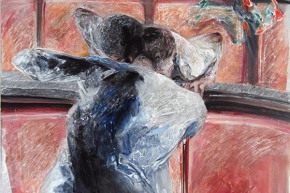 Solo potere solo - 2017, acrilico su tela, cm.120x90