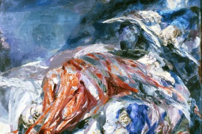 La famiglia del pittore - 1961,olio su tela, cm. 122x154