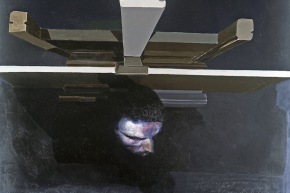 Autoritratto: la luce di fuori - 1978, olio su tela, cm. 90x70