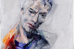Autoritratto - 2010, acrilico su tela, cm. 60x60