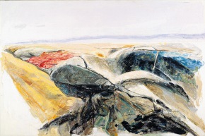 Dinamismo della staticità - 1992, acrilico su tela, cm. 120x180