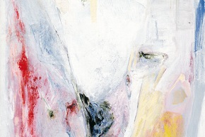 Luce e gravità - 2002, acrilico su tela, cm. 72x58