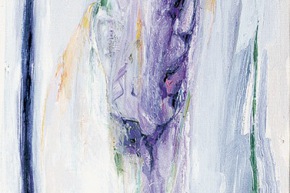 Studio per colori & colori - 2002, acrilico su tela, cm. 80x40