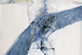 Pantani: nell'accadere del ricordo - 2005, acrilico su tela, cm. 210x135