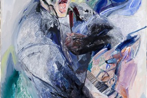 Elton John - 2010, acrilico su tela, cm. 150x100