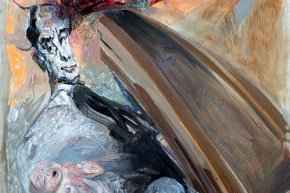 Italo Calvino “voglia di eterno” - 2013, acrilico su tela, cm. 180x120