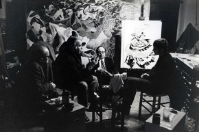 A studio con Dario Micacchi - 1971