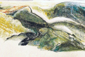 Dinamismo della staticità - 1992, pastello su carta, cm. 55x76