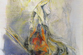 Deformare per aprire - 1998, pastello su carta, cm. 76x56