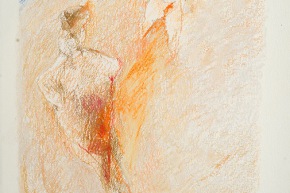 Ricordo di Baratti - 2009, pastello su carta, cm. 56x38