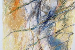 Studio per “chiaro di luna” - 2013, pastello su carta, cm. 60x40